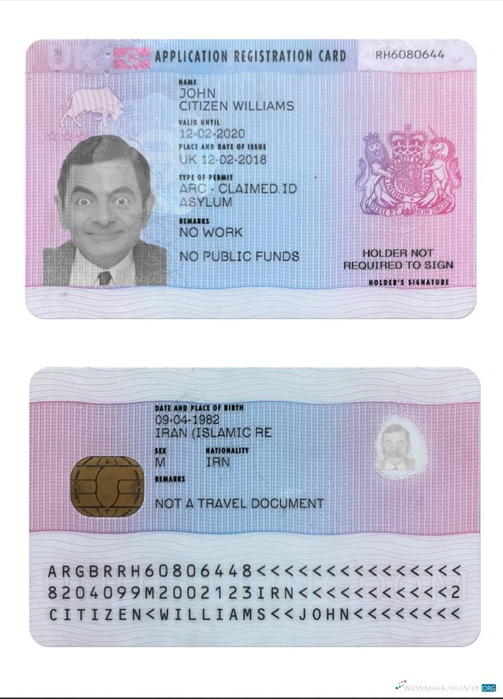 Download UNITED KINGDOM application registration Photoshop template